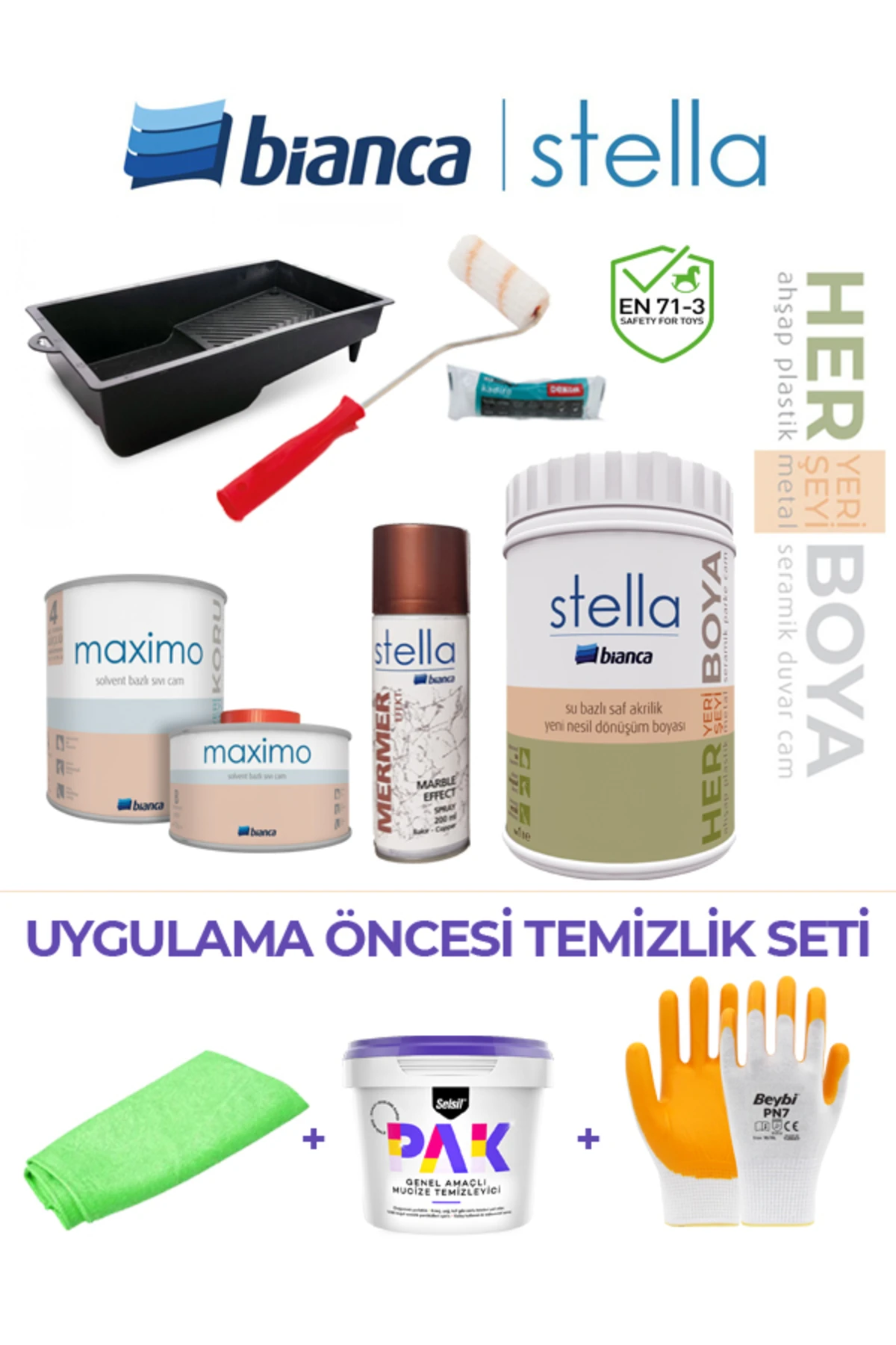 Stella Set Temizlik Paketiyle