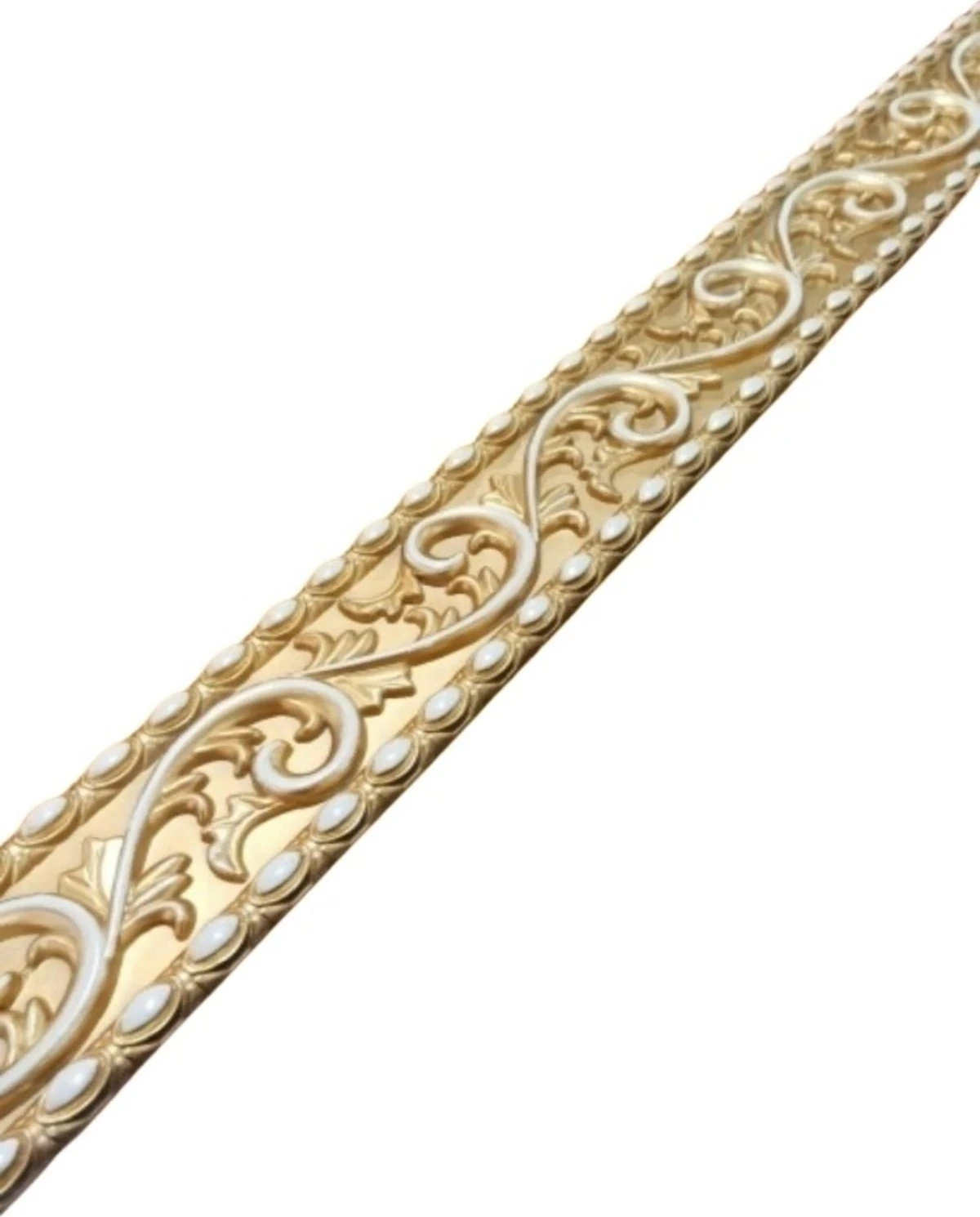 Dekoratif Poliüretan Saray Duvar&tavan Çıta Bordürü -Renk : Bronz (En:10 CM-BOY:100 Cm)-Duvar Süsü