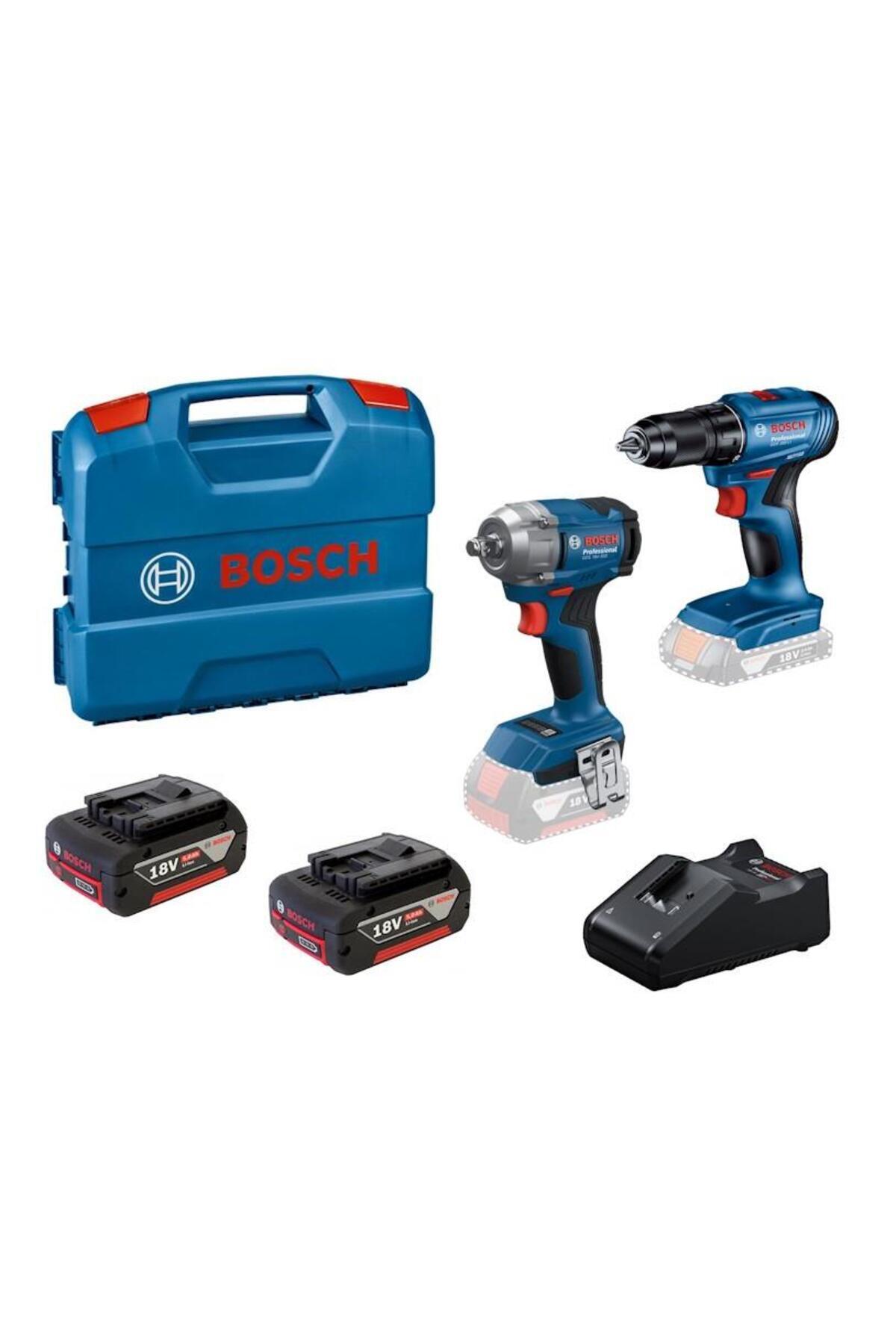 GSR 185-li + GDS 18V-350 2x5.0 ah GAL 18V-40 L-CASE ÇANTA