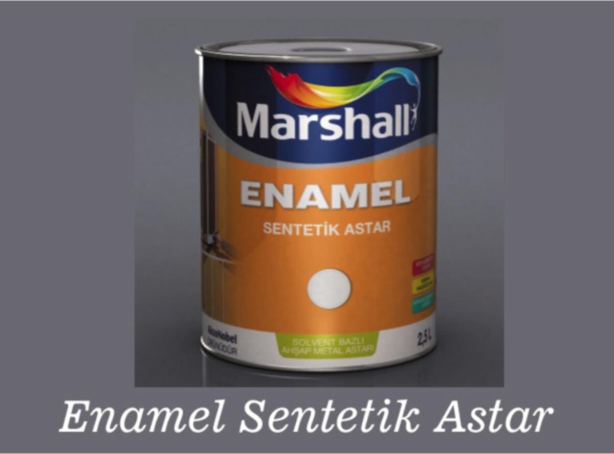 Marshal Enamel Sentetik Astar Kırık Beyaz 0,75 Lt