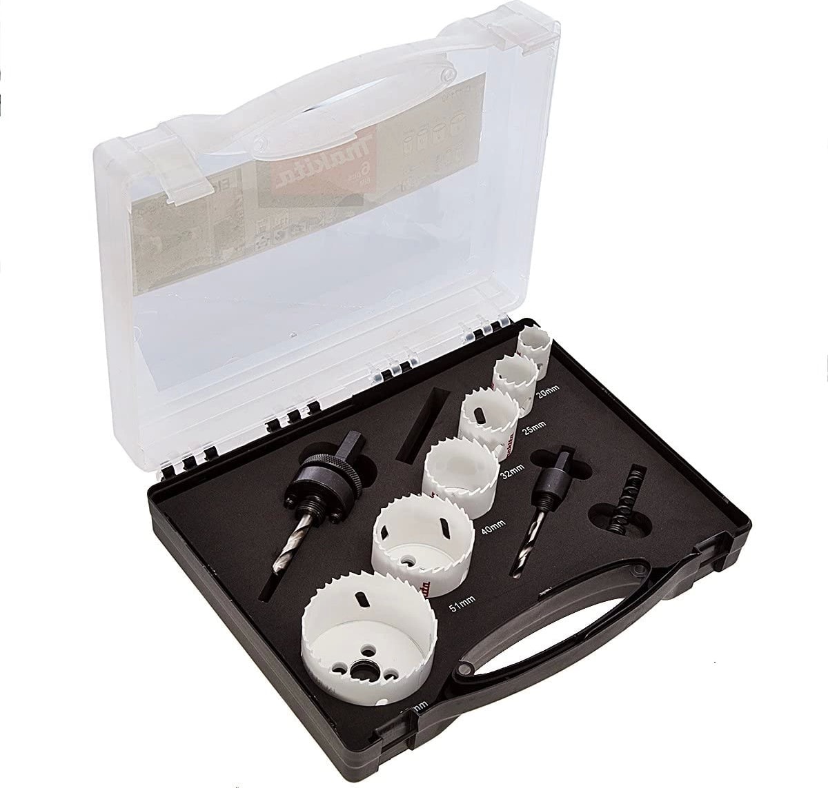 MAKİTA D47139 Elektrikçi Bi Metal Delik Testere Panç Set 6 Parça