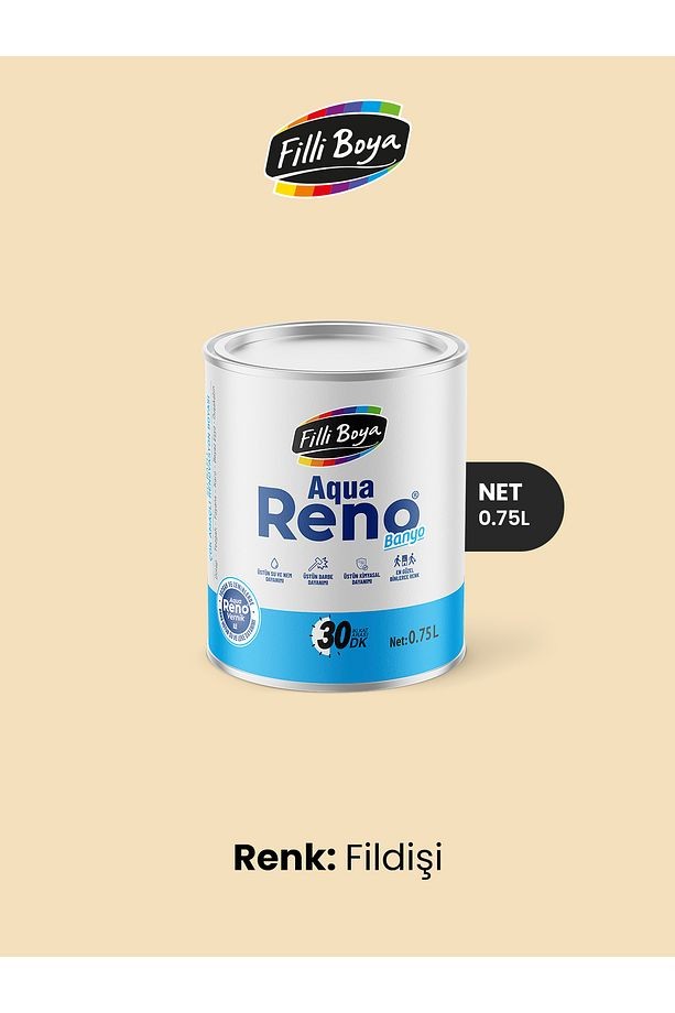 Aqua Reno Banyo 0.75 Lt Fildişi