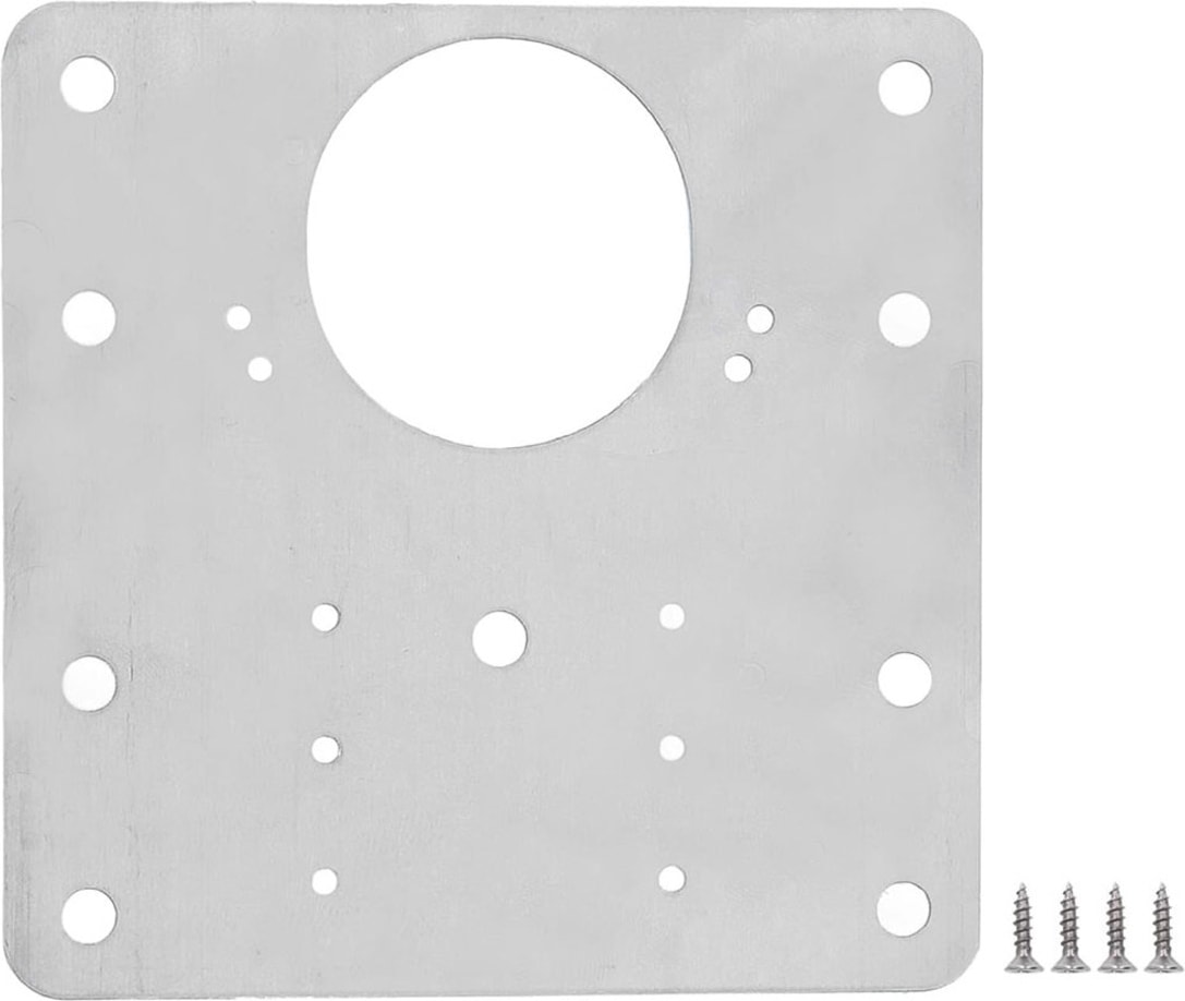 Dolap Kapak Taş Menteşe Tamir Sacı Pratik Onarım Kiti 10X9.5 cm Yuva Tablası