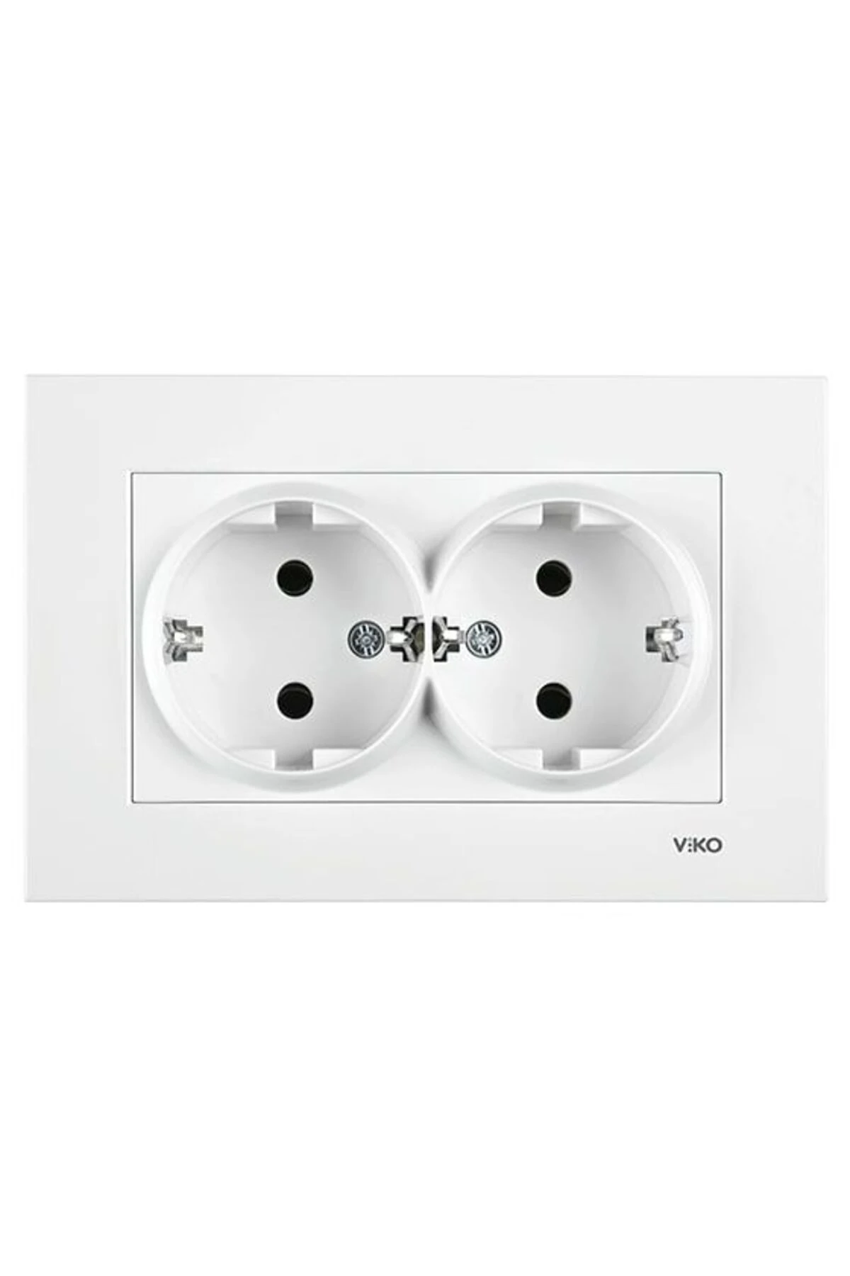 Karre Ikili Topraklı Priz (çerçeve Dahil)