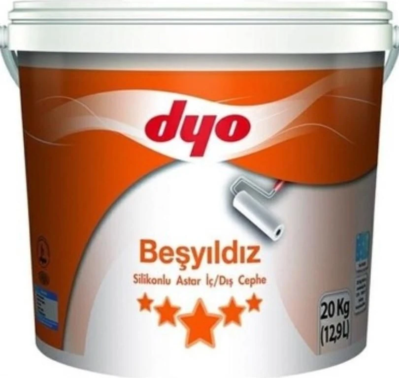 Beşyıldız Silikonlu Iç Dış Astar 20 kg Beyaz