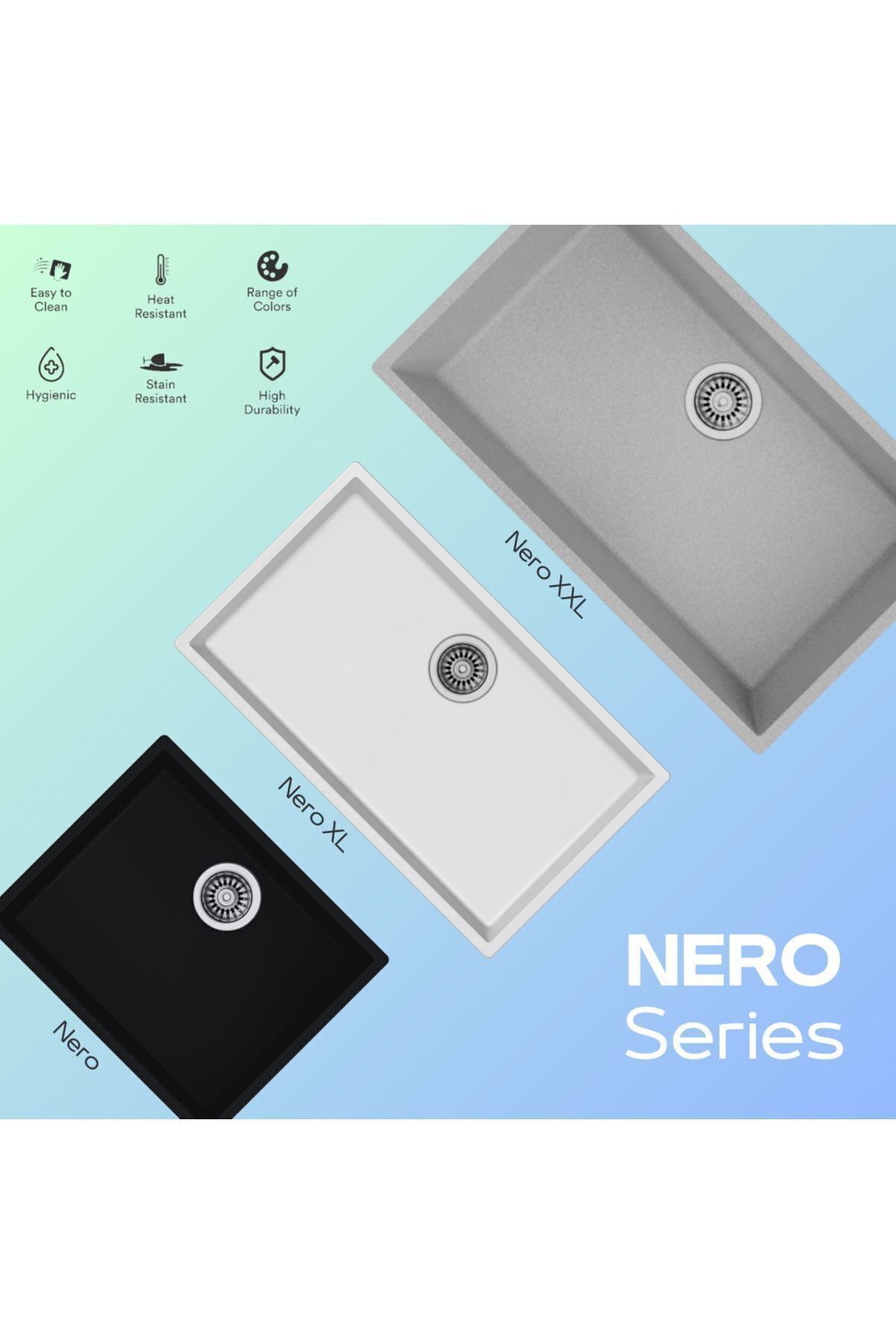 Granit Evye Nero XXL Antrasite (ANTRASİT)