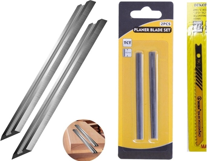 Planya Bıçağı 82 mm Elmas Planer Jilet Tipi Planya Yedeği ve Uç