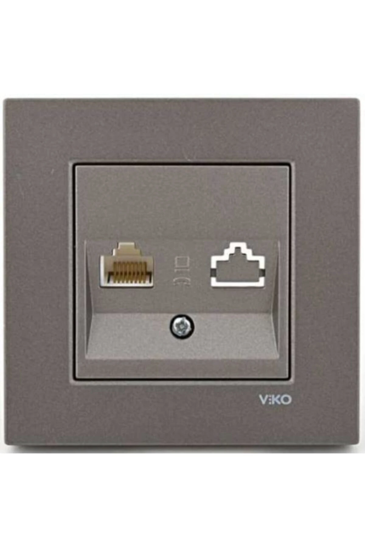 Artline Novella Antrasit Tekli Data Priz Çerçeveli