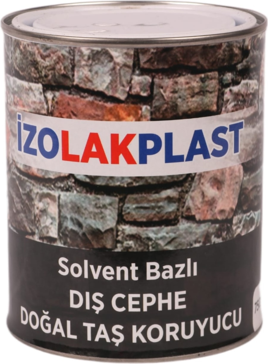 Izolak Plast Solvent Bazlı Dış Cephe Doğal Taş Verniği 2.5 kg