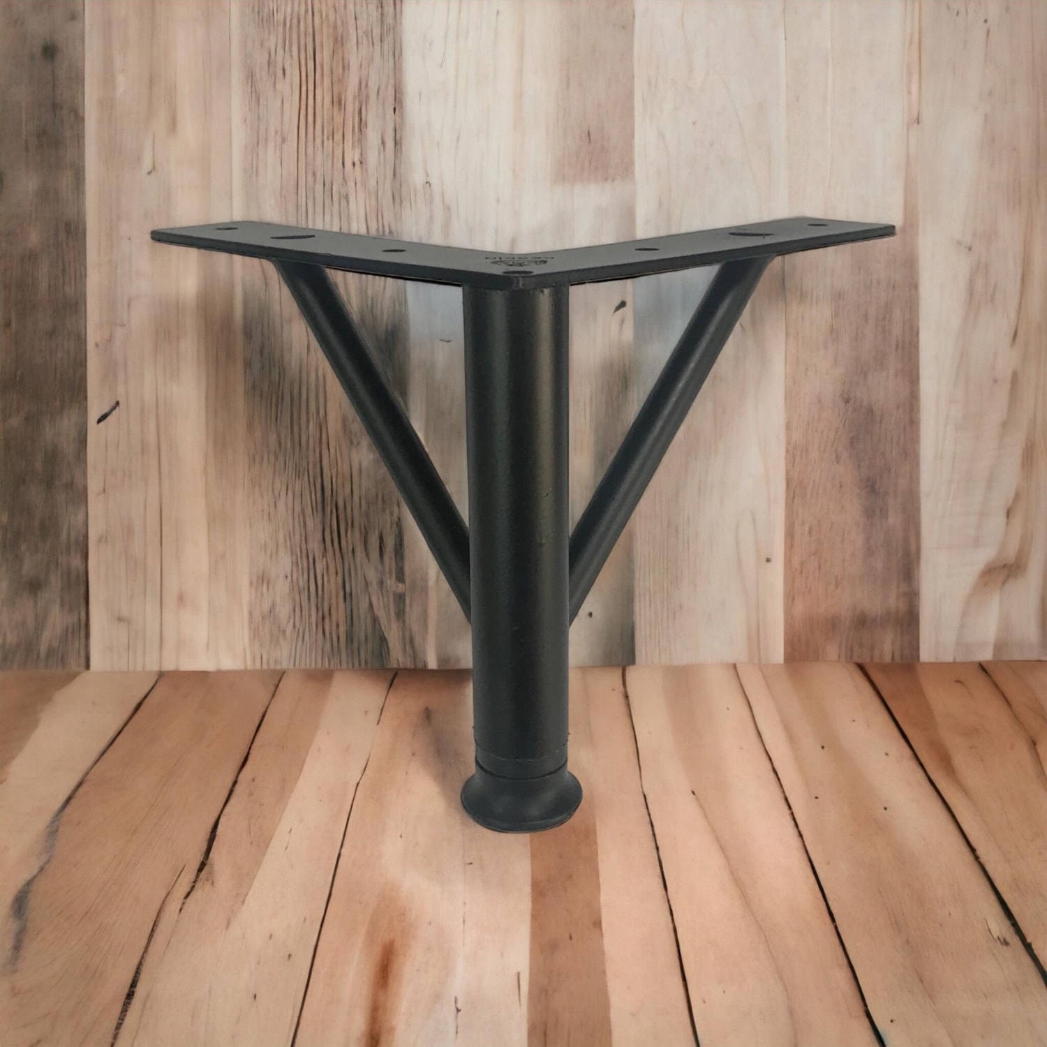 4 Adet Firkete Ayak Metal 12 cm Mat Siyah Mobilya Koltuk Ayağı