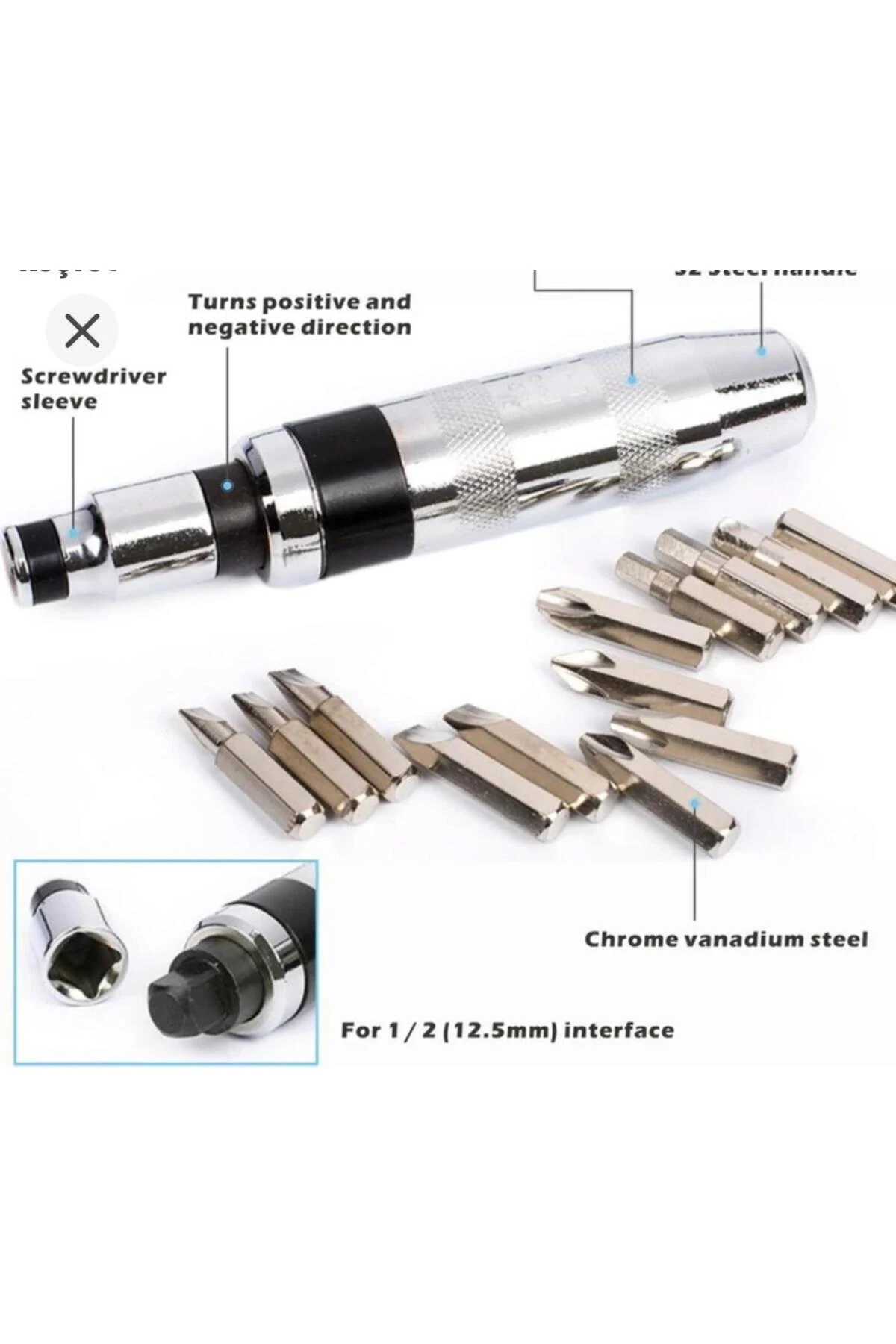 DARBELİ TORNAVİDA SETİ 12 PARÇA