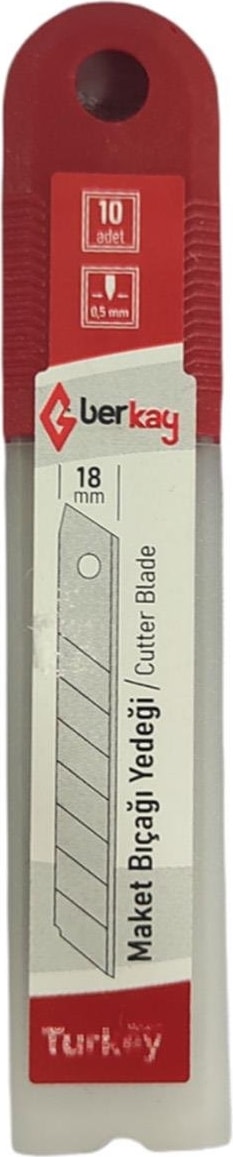 10'lu 0.5X18MM Maket Bıçağı Ağzı Yedek Uç