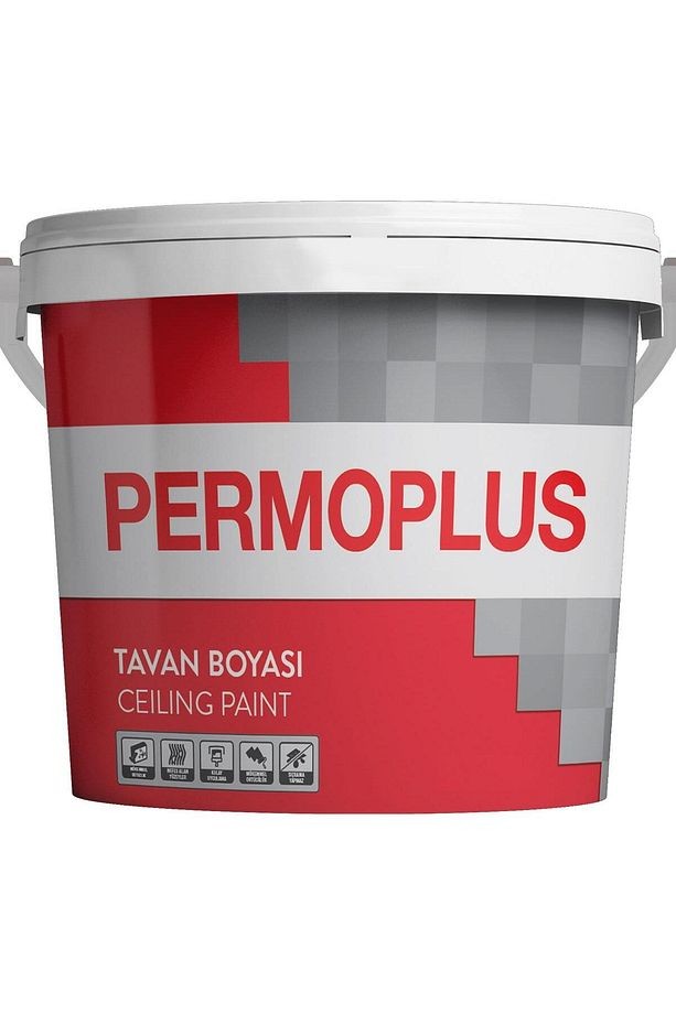Permoplus Su Bazlı Tavan Boyası BEYAZ 3.5 Kg.