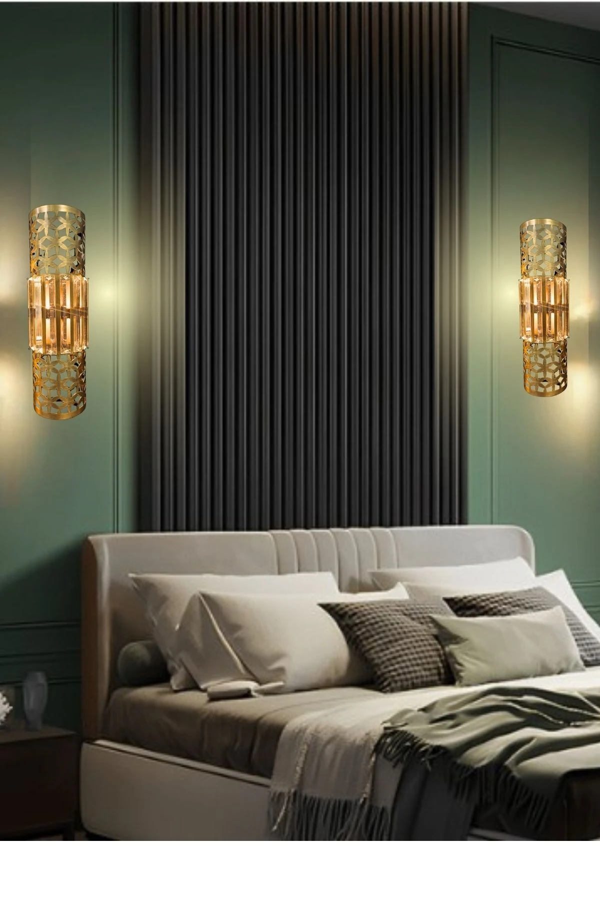 Star Aplik Eskitme, Pilli Aplik, Anahtarlı, Pilli Elektrikli Ledli Duvar Aplik, Gece Lambası