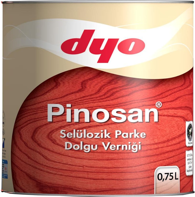Pinosan Selülozik Parke Dolgu Verniği 0,75 Lt