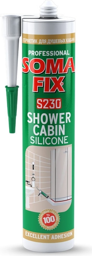 S230 Duşakabin Silikonu Şeffaf 280ML 320GR