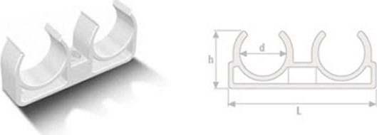 Pprc 32 mm Çiftli Kelepçe