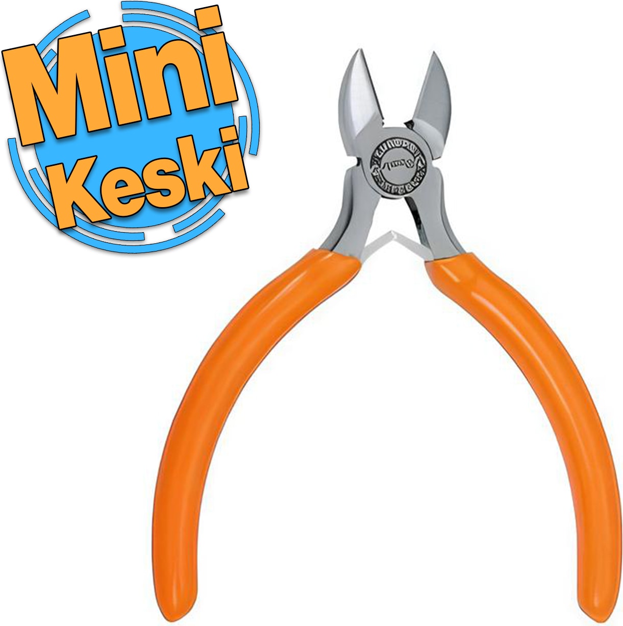 Rico Mini Yan Keski Kombine Pense Küçük Plastik Saplı 10 cm Kargaburnu Metal 1 Adet