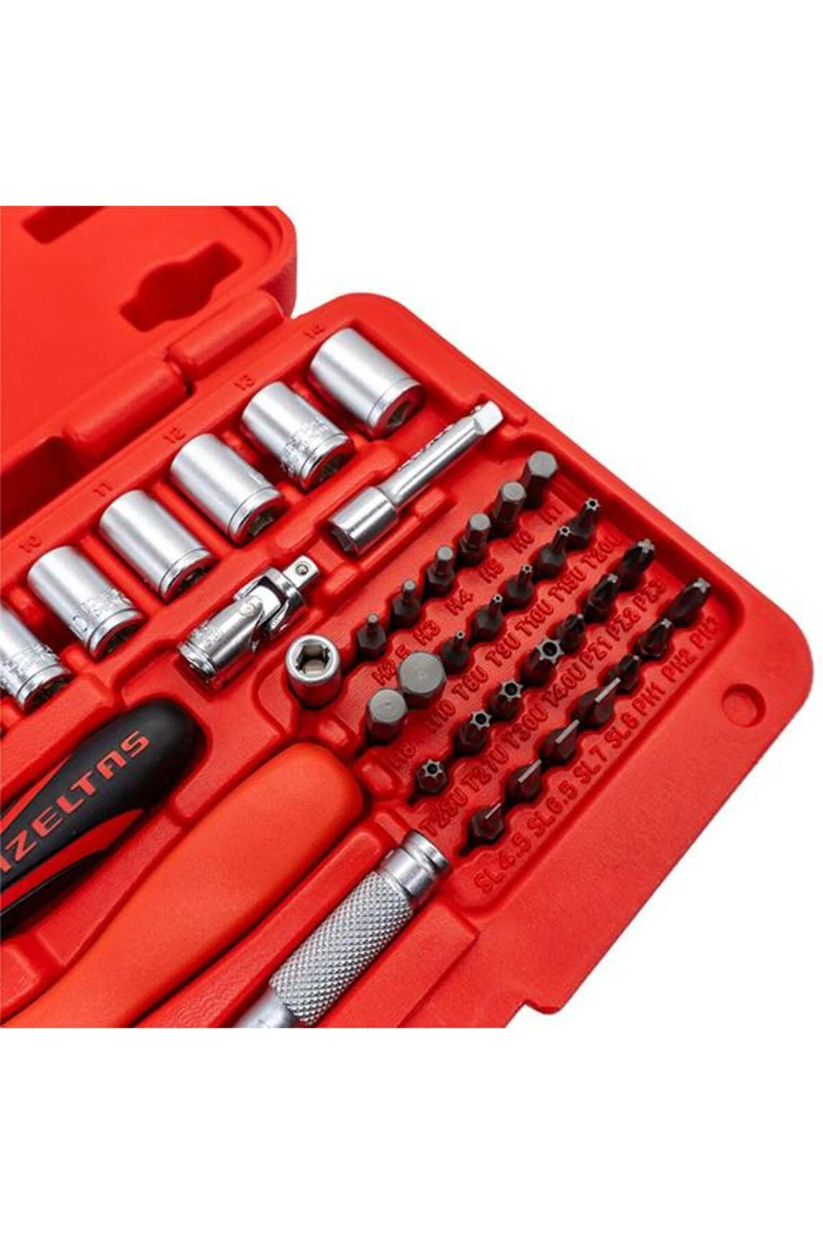 14000005133 1/4'' Altı Köşe Mini Lokma Anahtar Ve Bits Set 45 Parça