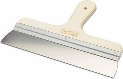 DEKOR Eğri Saplı Ispatula Ahşap Saplı 40 cm