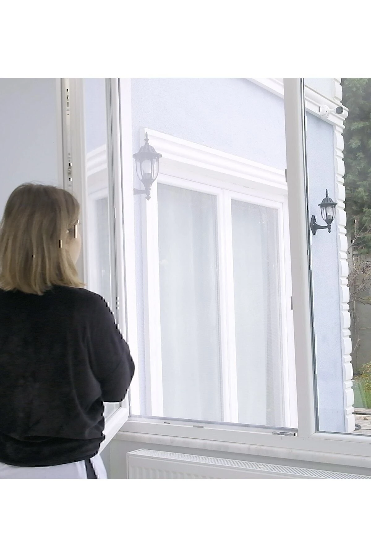 Pencere Sineklik Sinek Tülü Böcek Tutucu 150x100 Cm 5 Metre Cırt Bant