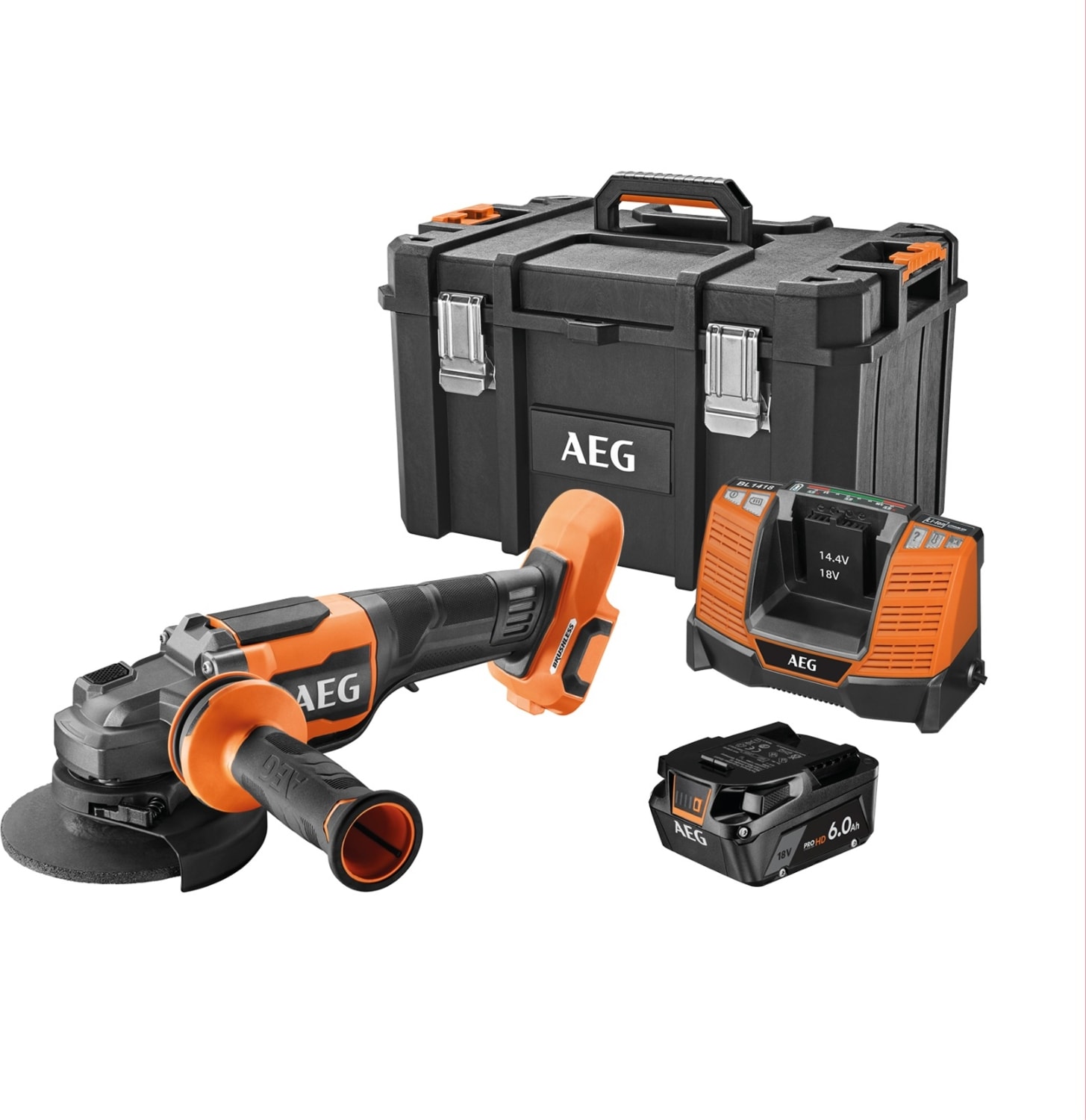 BEWS18-125BLPX2-602MB Akülü Taşlama Makinesi Çantalı - 4935500067