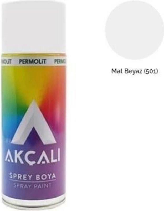 501 Mat Beyaz Sprey Boya 400 ml