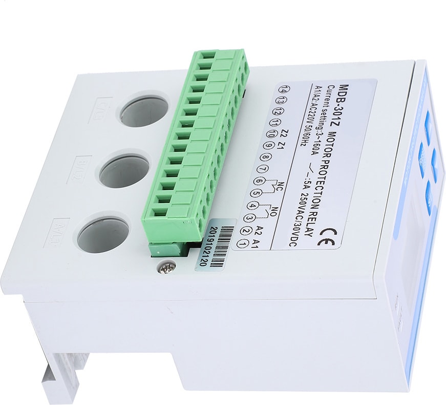 AC220V 3-160A Entegre Motor Koruyucu 3 Faz Dijital Aşırı Akım Faz Arızası Aşırı Yük Koruması (Yurt Dışından)