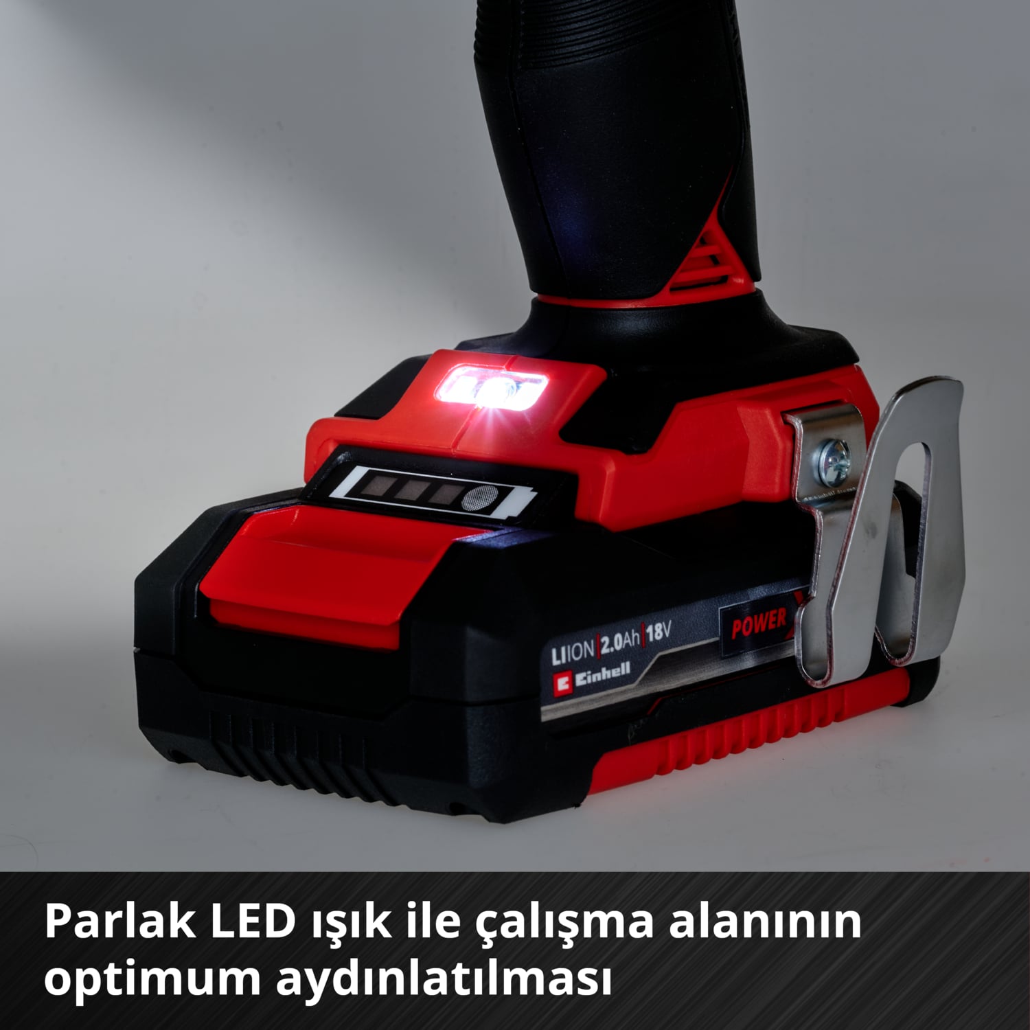 EİNHELL Professional Akülü Vidalama TP-CD 18/50 Li BL Kit Power X-Change (18 V, Kömürsüz, 50 Nm, 2 Vites, 13 mm Mandren, 2x 2,0 Ah Akü + Şarj Cihazı ile) - 4513896