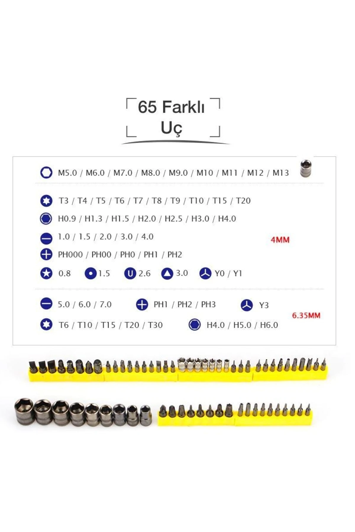 70 Parça Elektronikçi Profesyonel Endüstriyel Tornavida Tamir Seti