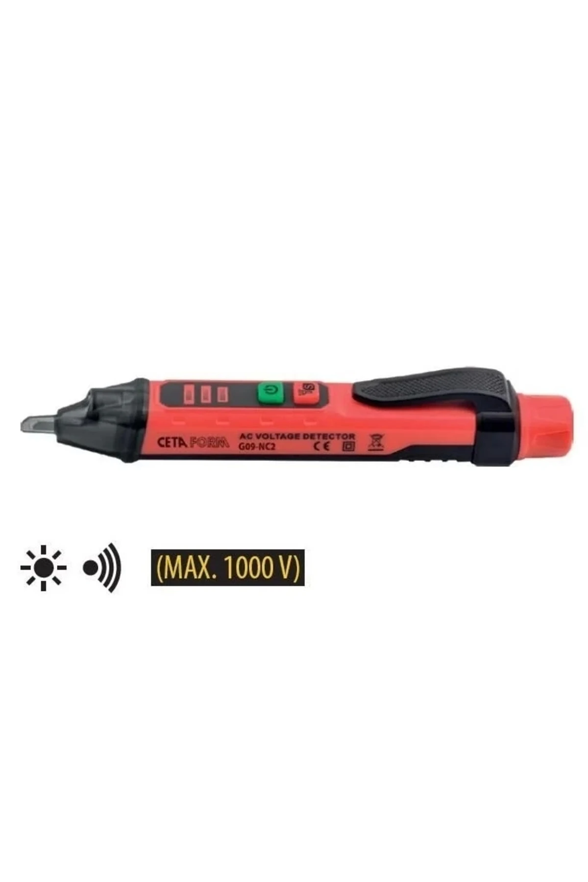 G09-NC2 TEMASSIZ AC KONTROL KALEMİ (48V-1000V AC)