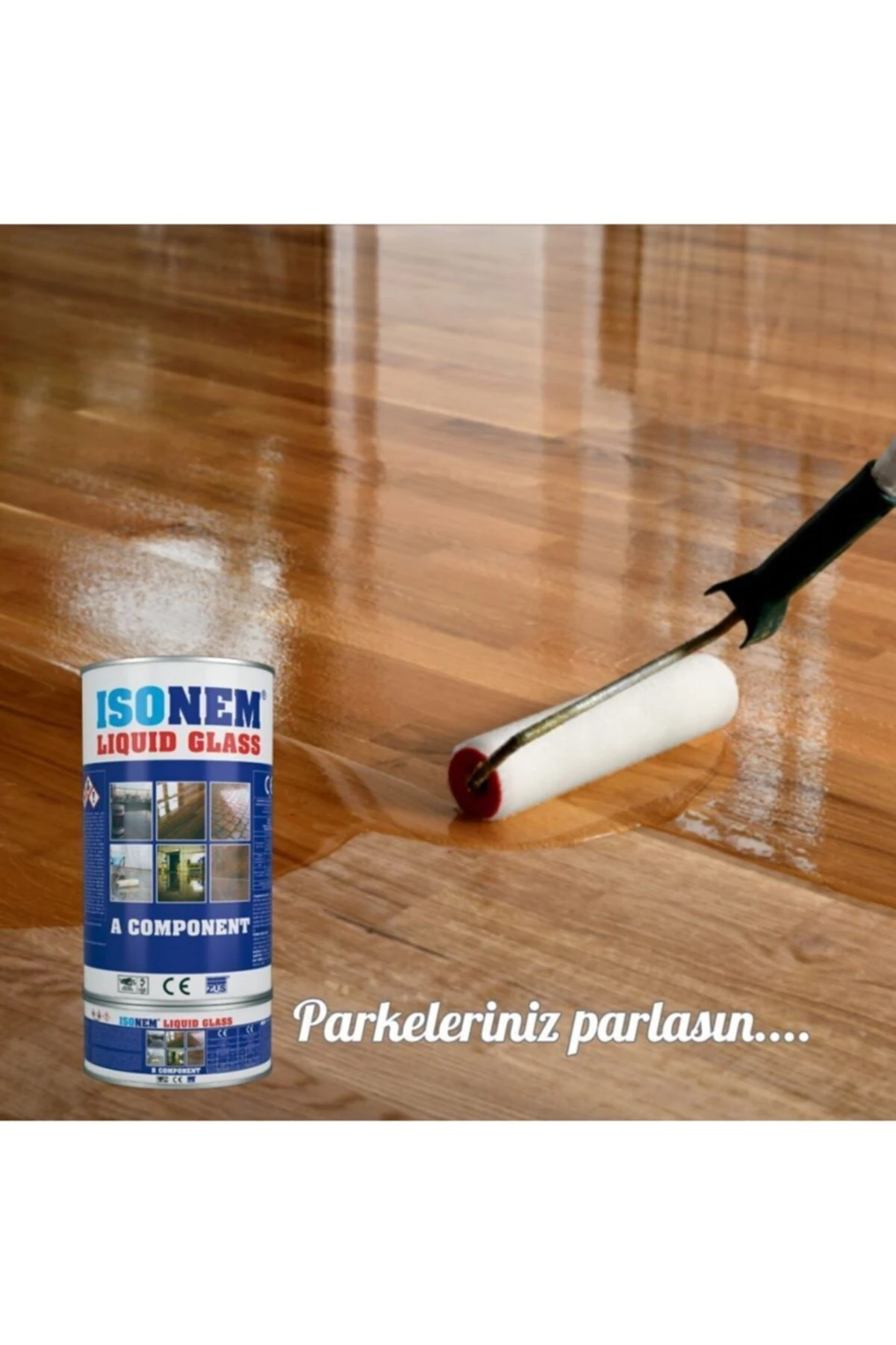 Isonem Lıquıd Glass (sıvı Cam) Şeffaf Zemin Su Yalıtımı 2 Kg