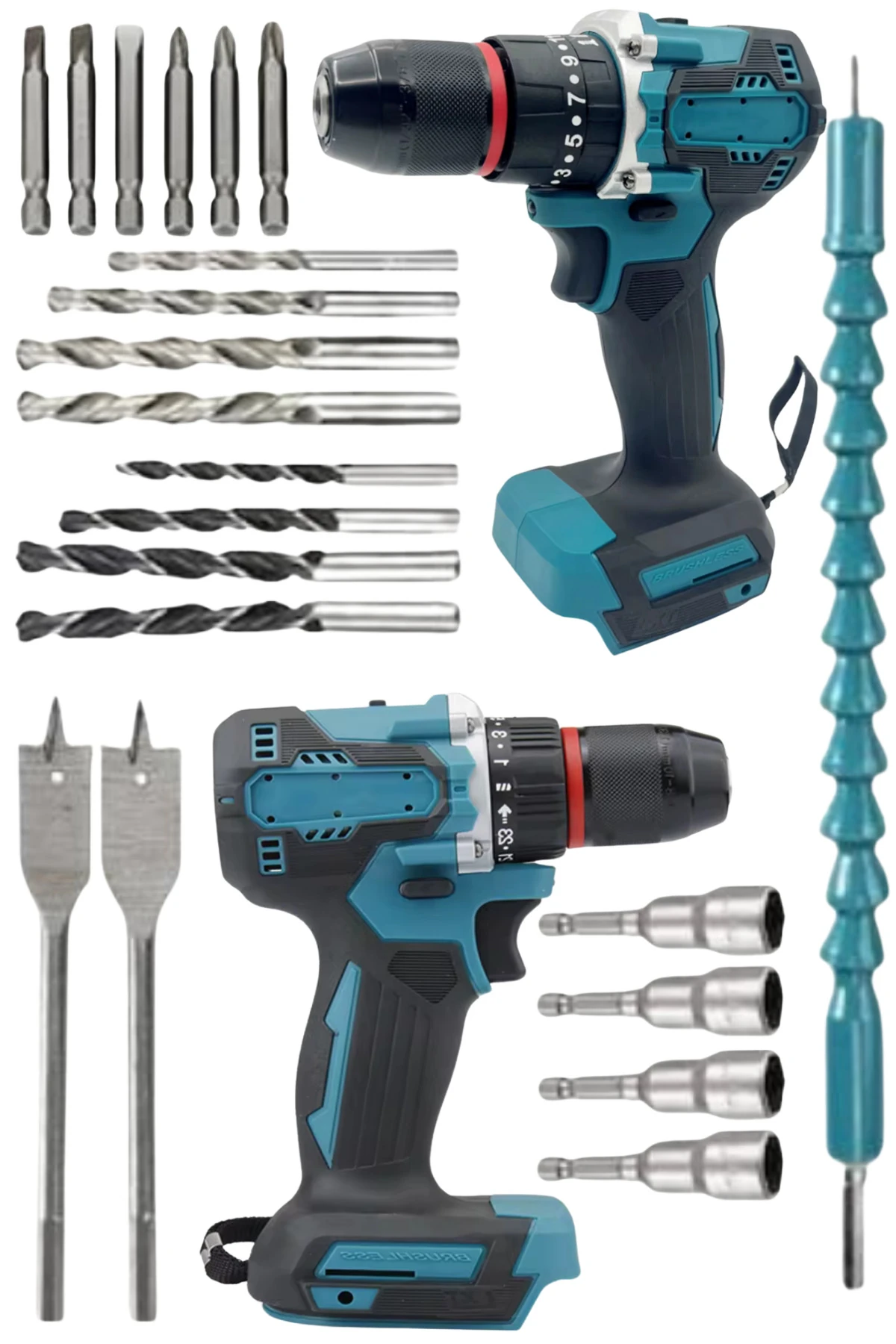 Lieber German Daflong Assur Bütün Setlere Uyumlu Bataryasız Solo Gövde Çelik Mandrenli DarbeliMatkap