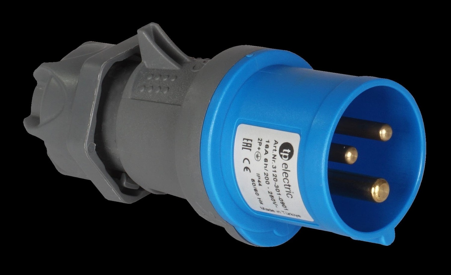 3X16A / Ip 44 - Düz Fiş (Pasolu)