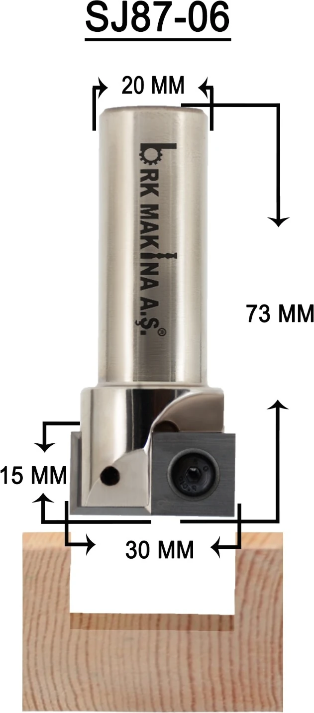 30mm Tarama Değiştirilebilir Jiletli Sap SJ8706