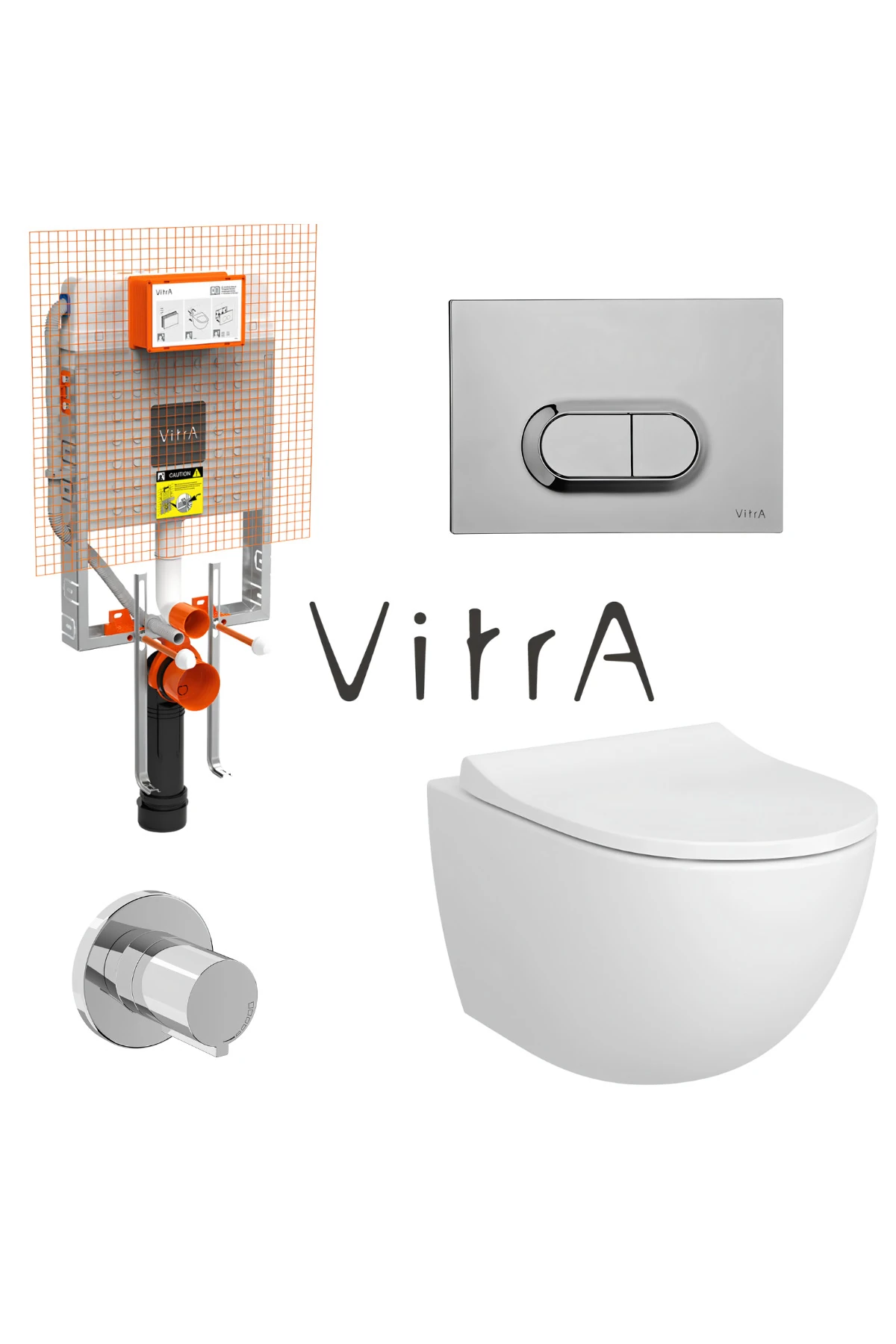 Sento Rim-Ex Asma Klozet Slim Kapak, Gömme Rezervuar Set 768-1851