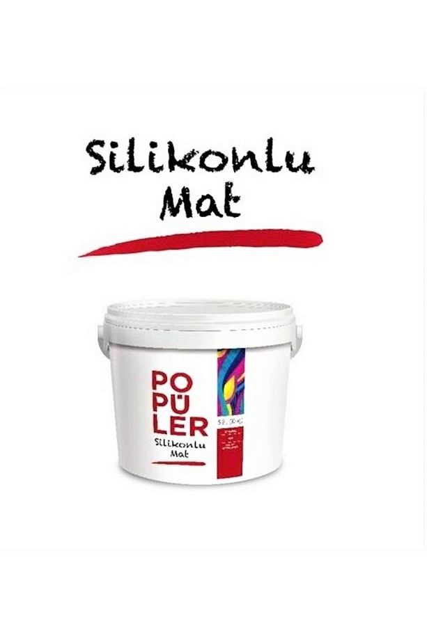 Popüler Silikonlu Plastik Mat Duvar Boyası