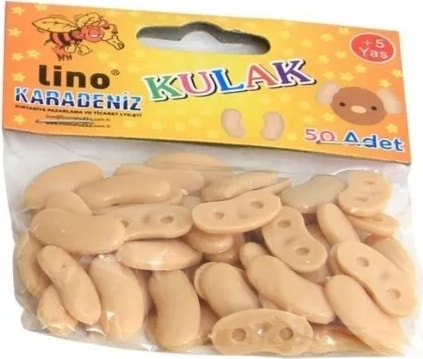 LİNO Plastik Kulak 50'li