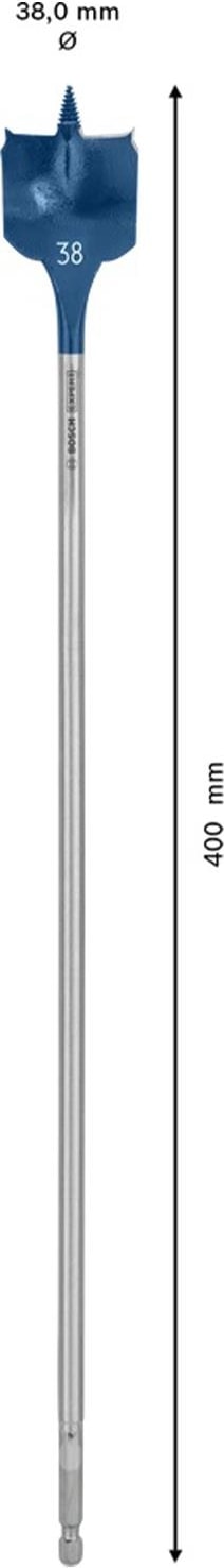 BOSCH 38X400 mm Expert Yaprak Matkap Ucu 2608900357