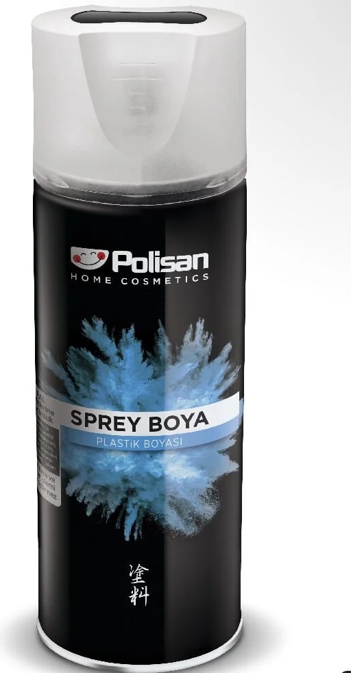 Sprey Plastik Yüzey Aksam Boyası Mat Beyaz 400 ml