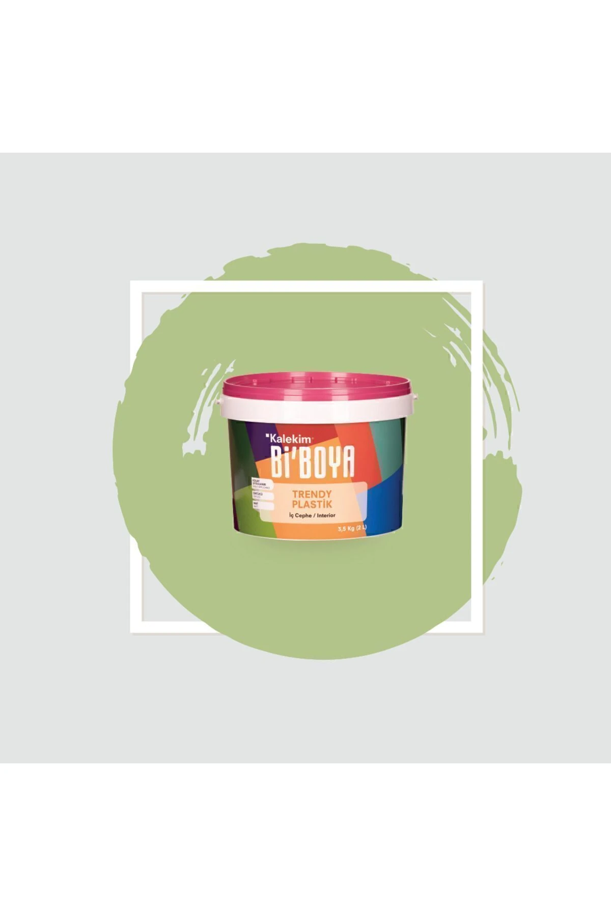 Ekonomik Mat Iç Cephe Boyası 3,5 Kg Zümrüt