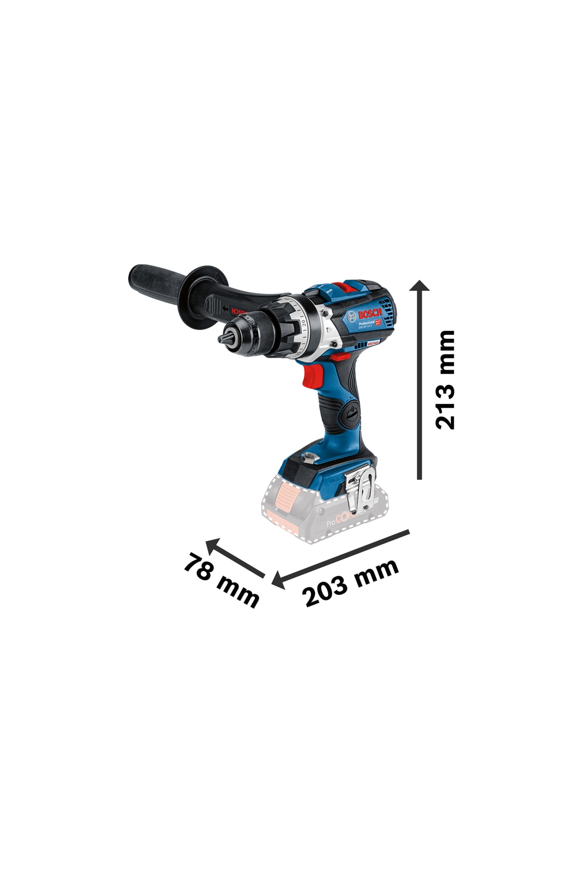 BOSCH Gsb 18v-110 C,(2X4.0 PC GAL1840 L)