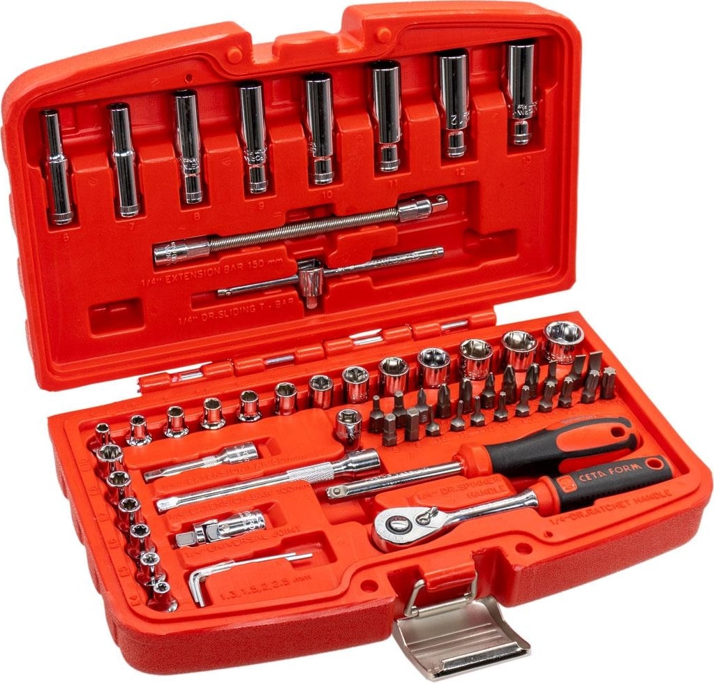 C00-61PH2 1/4” 6 Köşe Lokma Takımı - 61 Parça