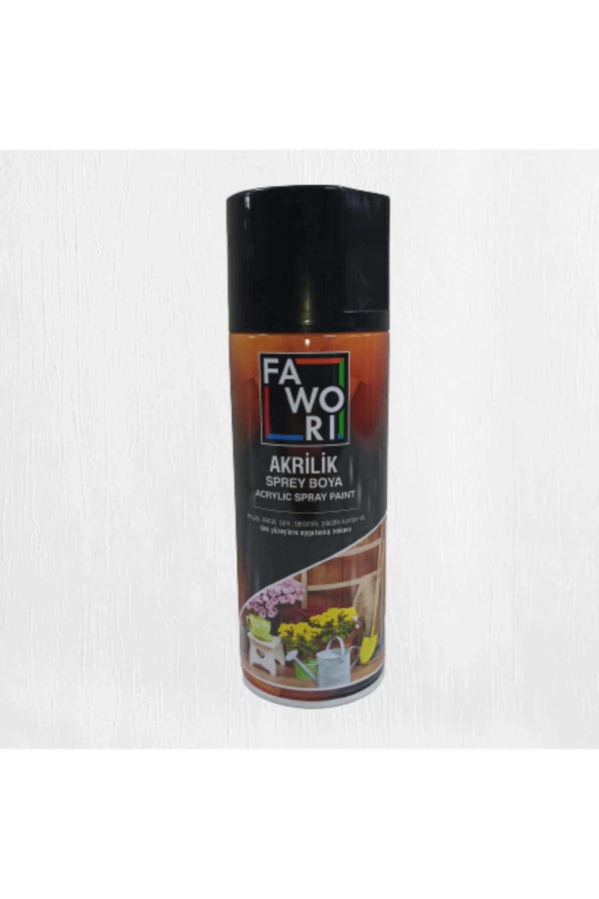 Akrilik Sprey Boya 400 ml Parlak Siyah