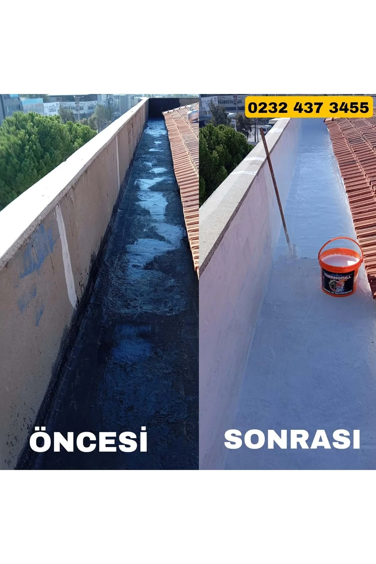 Thermofull Termal Su Ve Sıcaklık Kıran Yalıtım Kaplaması 15 Litre