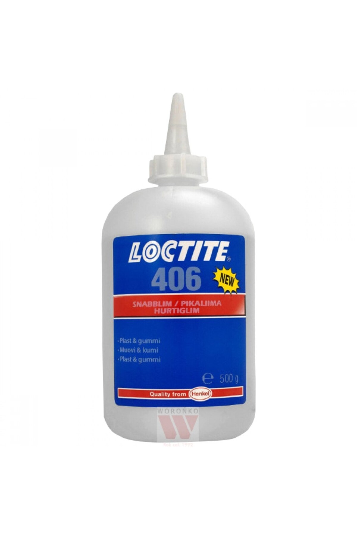 Loctite 406 Plastik Ve Kauçuklar İçin Hızlı Yapıştırıcı 500 gr/ml