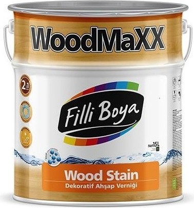 Wood Stain Dekoratif Ahşap Verniği 0.75LT Koyu Meşe