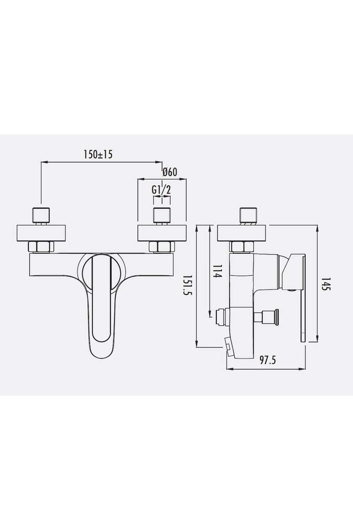 VEGA LAVABO+EVYE+BANYO BATARYA SETİ VG1840+VG2840+VG8640 5 YIL GARANTİ