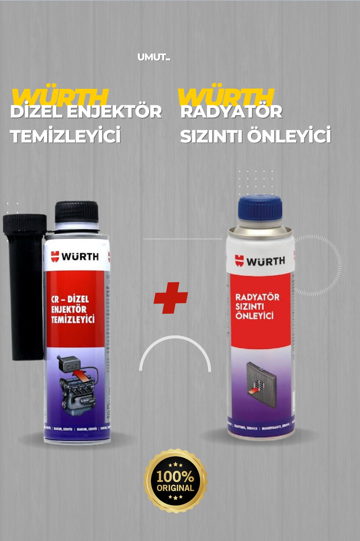 Dizel Enjektör Temizleyici + Radyatör Sızıntı Önleyici