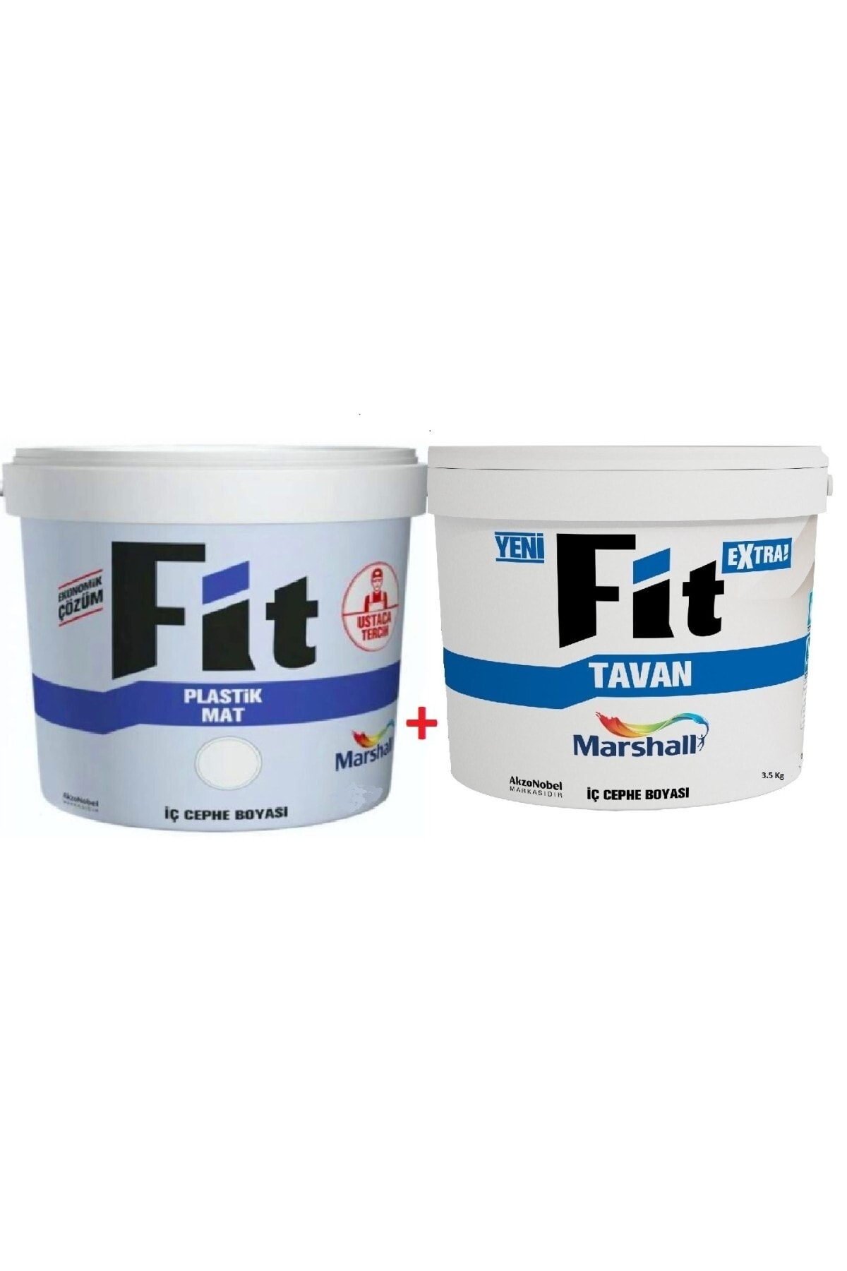 Fit Plastik Iç Cephe Boyası 3.5 Kg Fit Extra Tavan Boyası 3.5 Kg